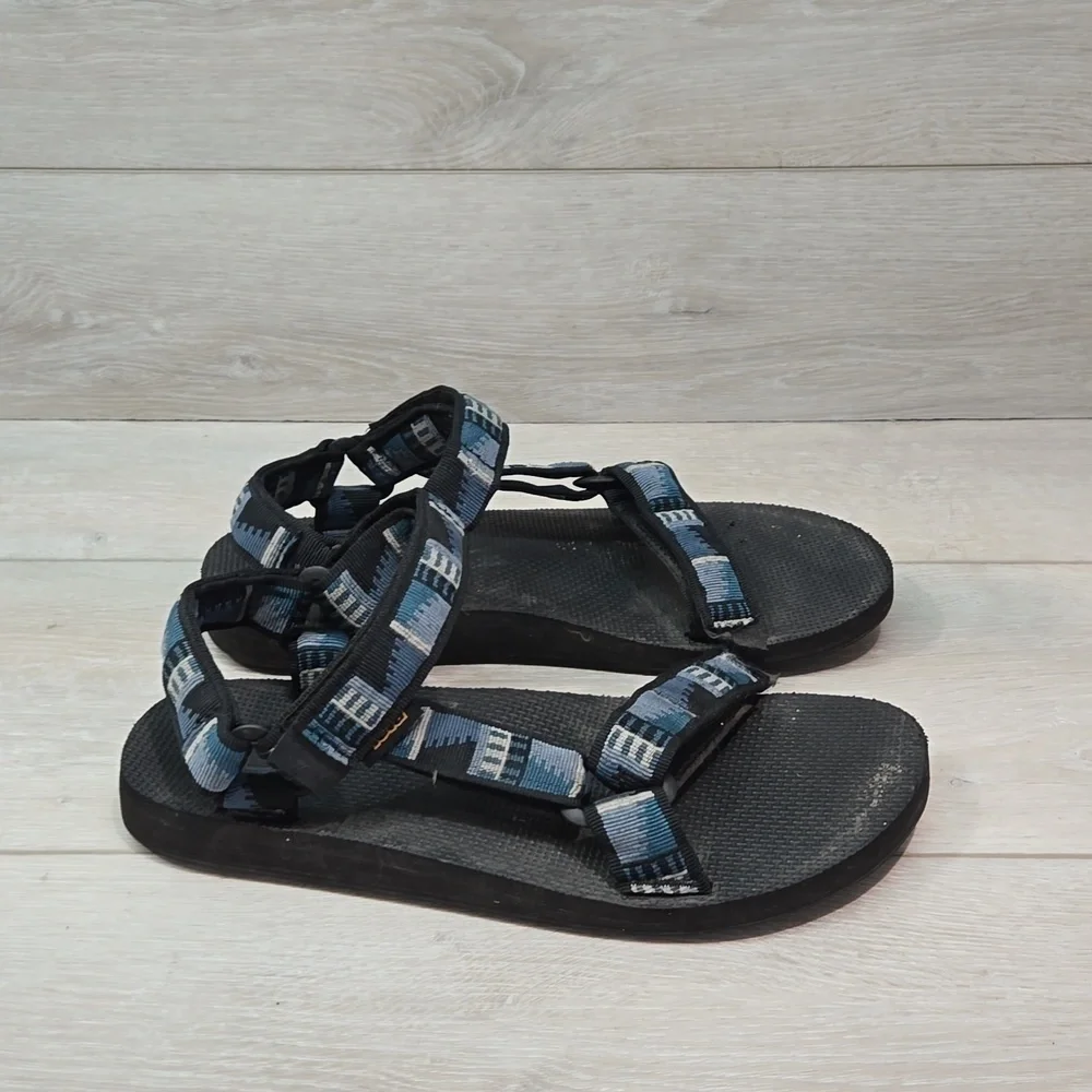 Teva Mens Outdoor Hiking Hook&loop Sandals Slide Flats shoes sz 8